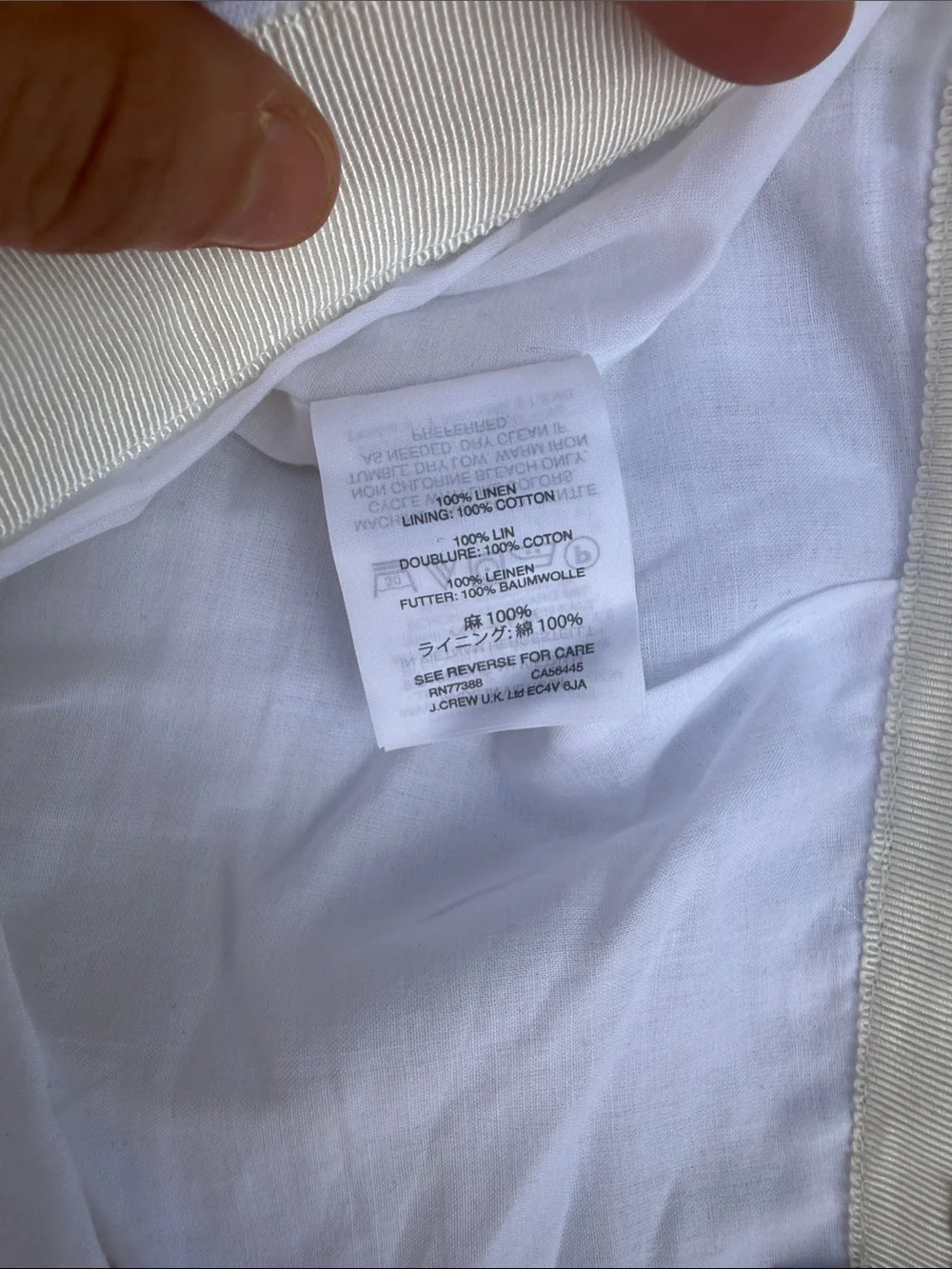 J. Crew White Ruffled Circle Skirt